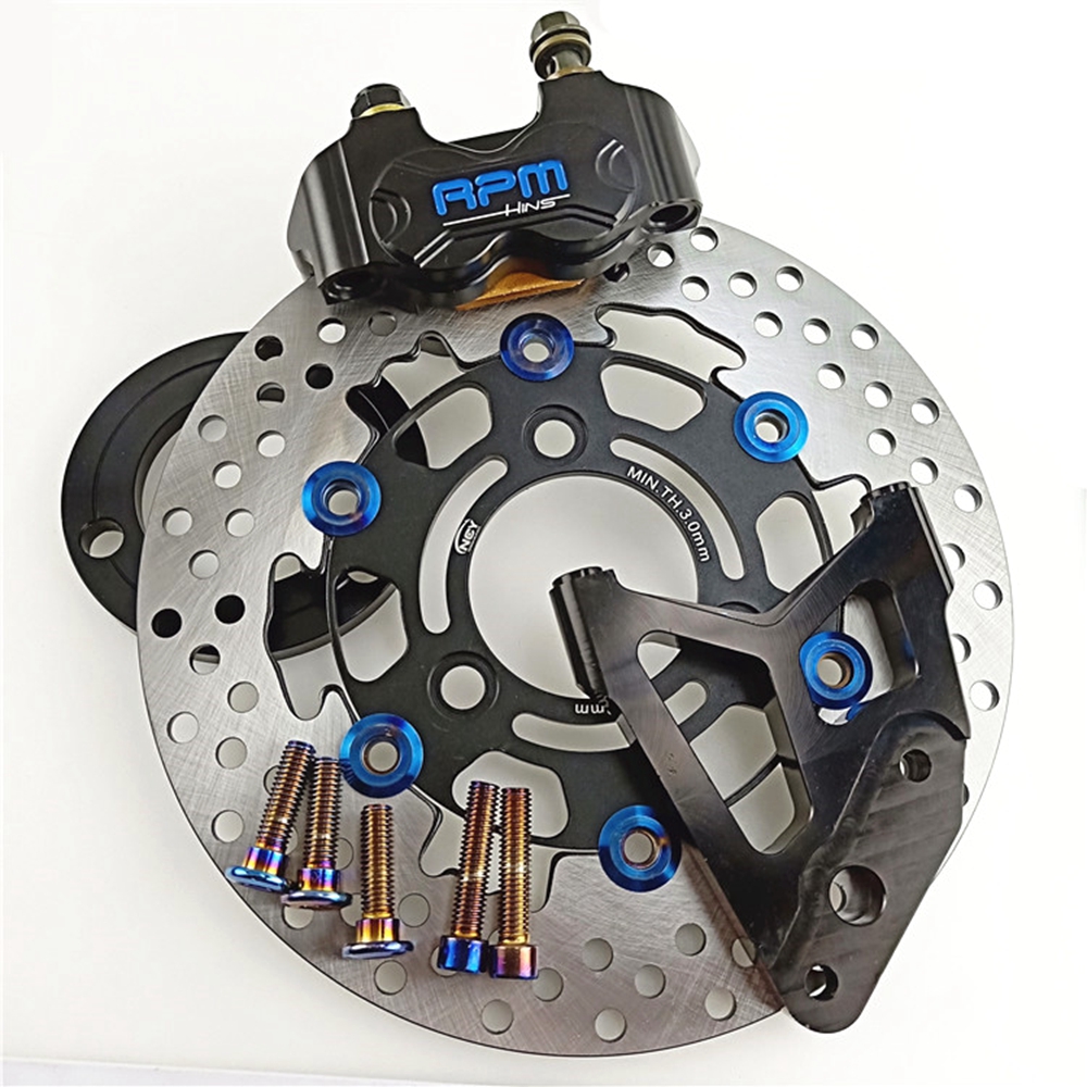 220mm Motorcycle RPM Front Rea - Front Rear Brake Caliper Bracket Kit ulasan dan harga